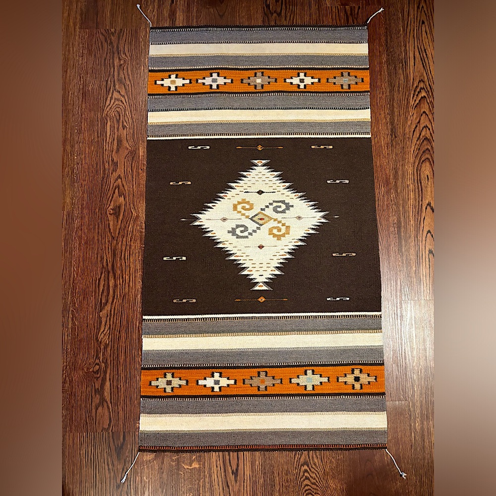 Incredible Vintage Navajo Rug or Blanket Neutral Colors